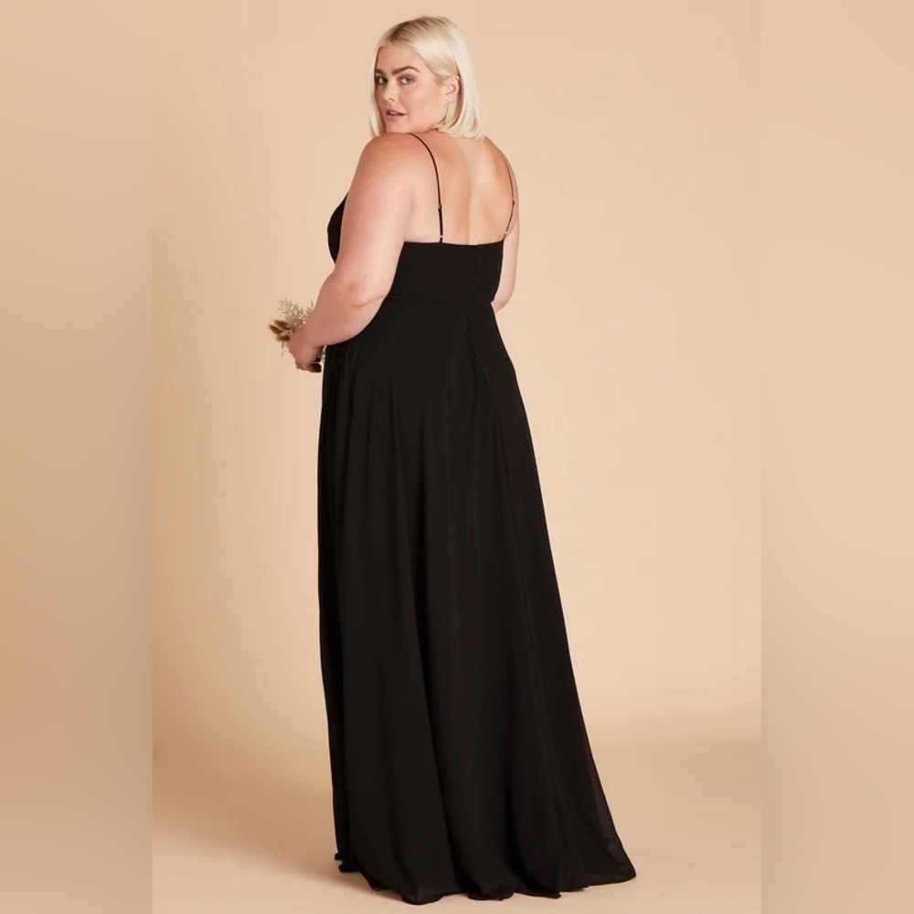 NWT Birdy Grey Kaia Dress in Chiffon Black - Picture 2 of 6